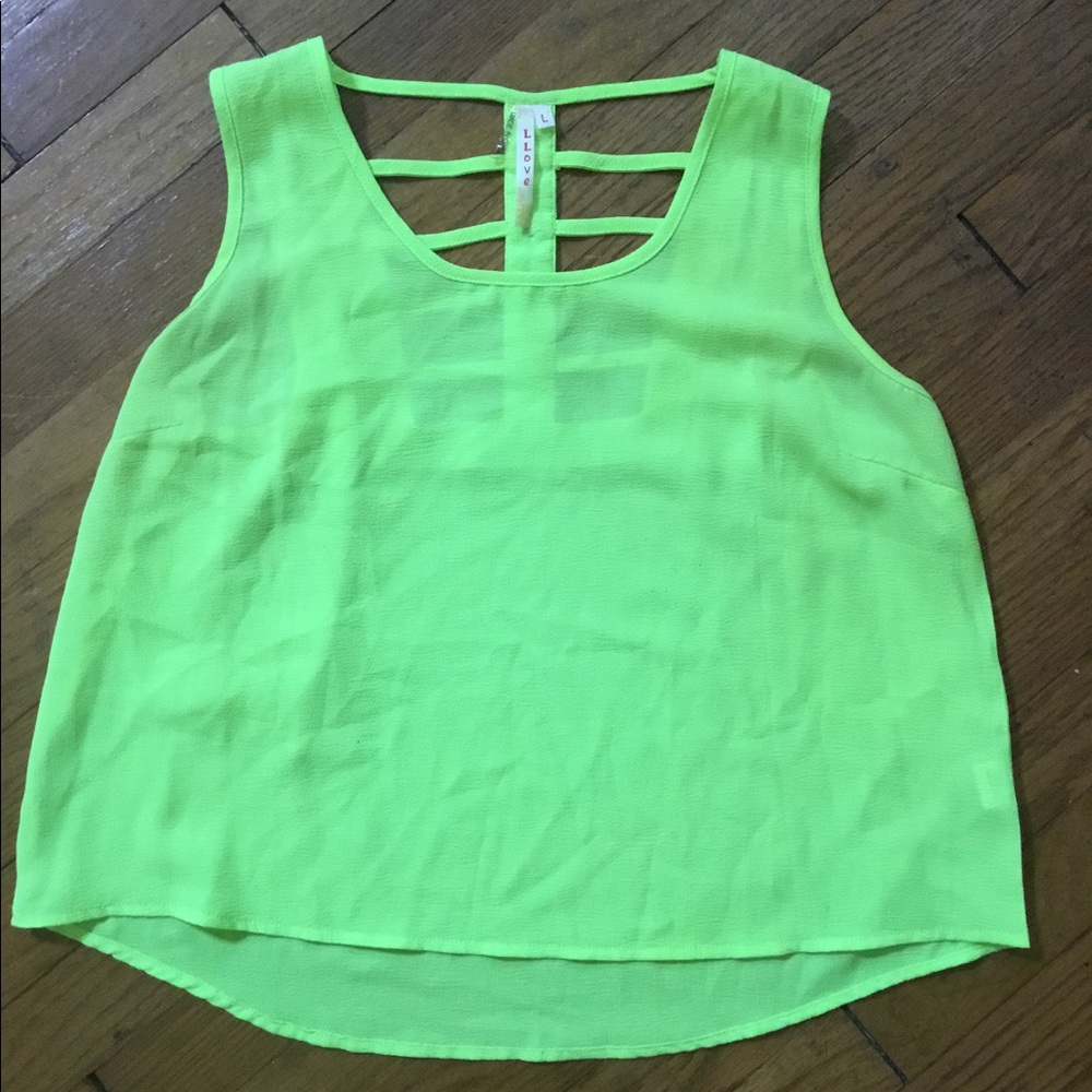 Neon Yellow Tank